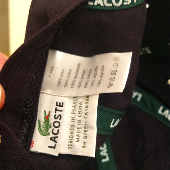 Lacoste Limited Big Blackout Croc Hat - Picture 7 of 11